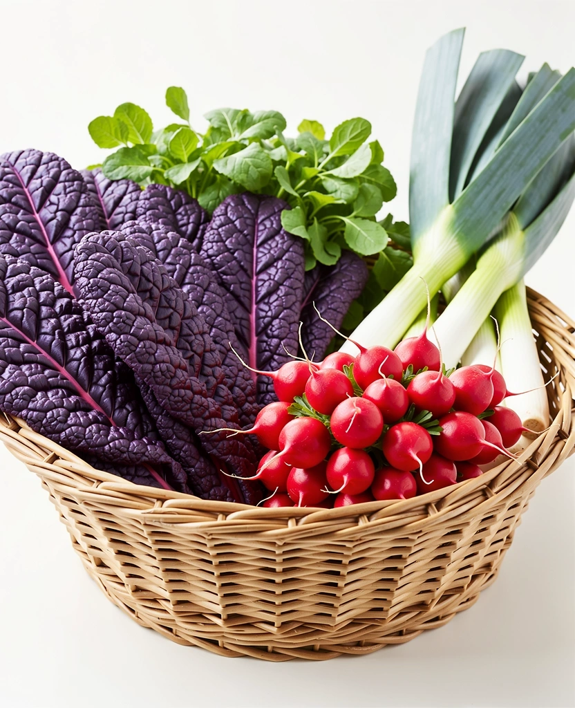 Verse groenten van de markt